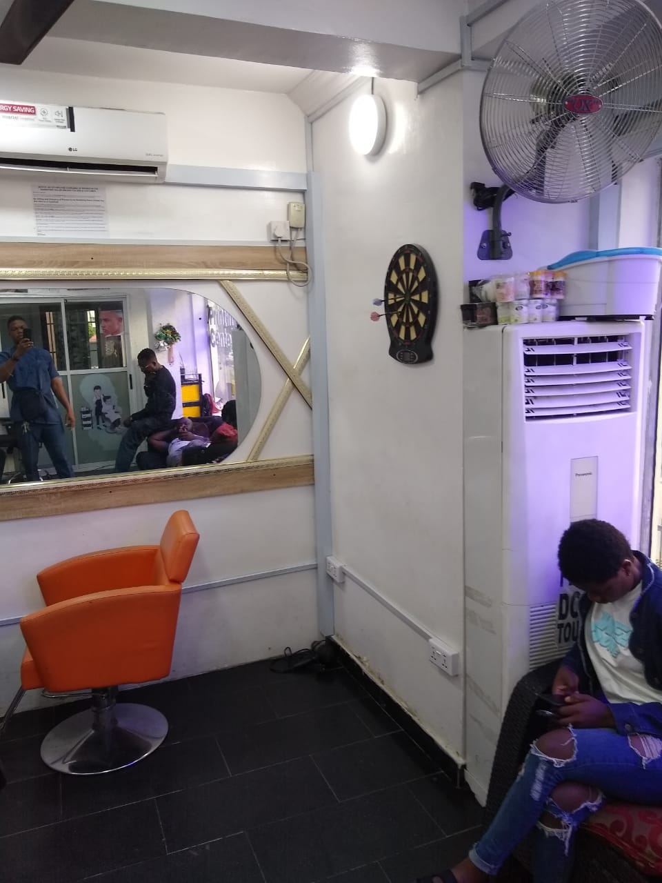 Cheek Barbers Interior